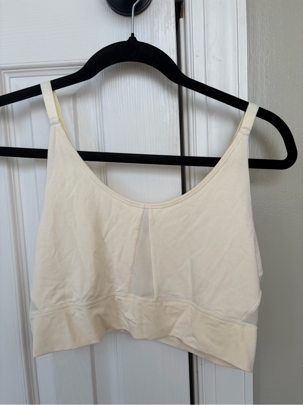 AnaOno Cream Wireless Bralette with Adjustable Straps